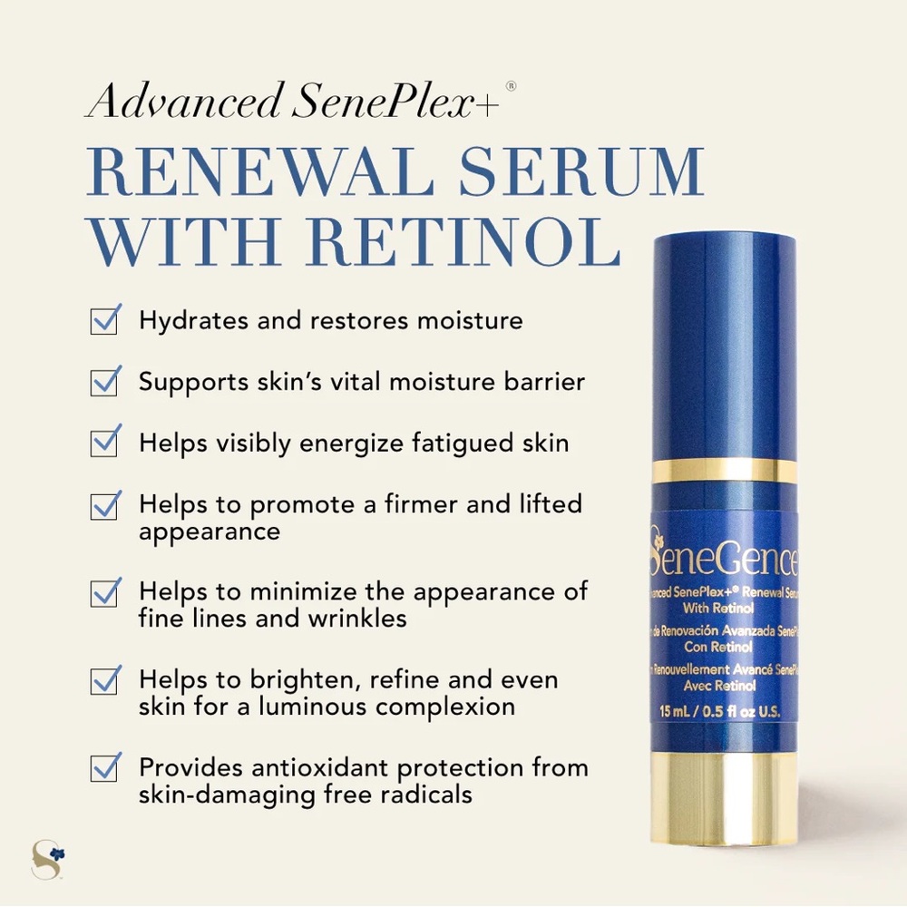 Senegence Advanced SenePlex+ Renewal Serum with Retinol - Picture 2 of 4